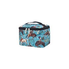 NGIL Travel Cosmetic Bag Makeup Bag Organizer for Women and Girls (Rowdy Rodeo-Black)