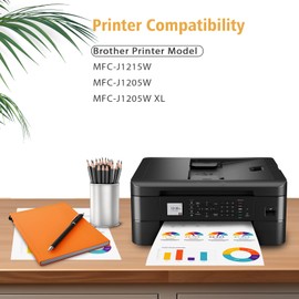 LC404 Ink Cartridges High Yield Replacement for Brother LC404 LC-404 LC404XL Ink Cartridge Compatible with Brother MFC-J1205W MFC-J1215W Printer (LC404 LC 404, 4-Pack)