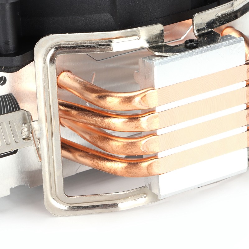 CPU Fan 4 Pure Copper Heat Pipes Mute Heatsink with