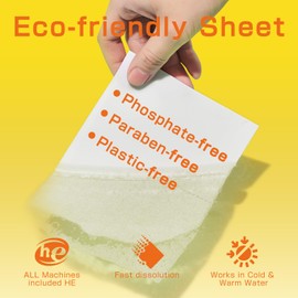 Soulink Laundry Detergent Sheets, 240 Loads - Eco-Friendly, Plant-Based, Hypoallergenic, No Plastic Jug (Morning Bloom Scent)