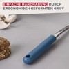 Fackelmann Essential Stainless Steel Ladle with Dark Blue Handle -