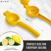 BINO Aluminum Alloy Lemon Juicer - Yellow | Citrus Squeezer