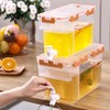 3.5L Drink Dispenser with Spigot Rubber Ring Safe Large Capacity