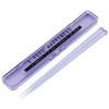 Skater Chopsticks and Case Set for Adults, Antibacterial, 7.1 in