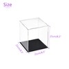 DMiotech 1 Pack Acrylic Display Case Box Transparent Dustproof Showcase,
