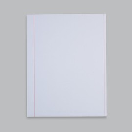 ALL-STATE Bond Standard Red Ruled Pleading Paper, 25% Cotton Bond, Bright White, Light Cockle Finish, 20 lb., 8 1/2" x 11", Watermark, 500 Sheets per Ream