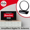 A2Z Active Indoor Loop TV Antenna Aerial Built-in LTE 4G