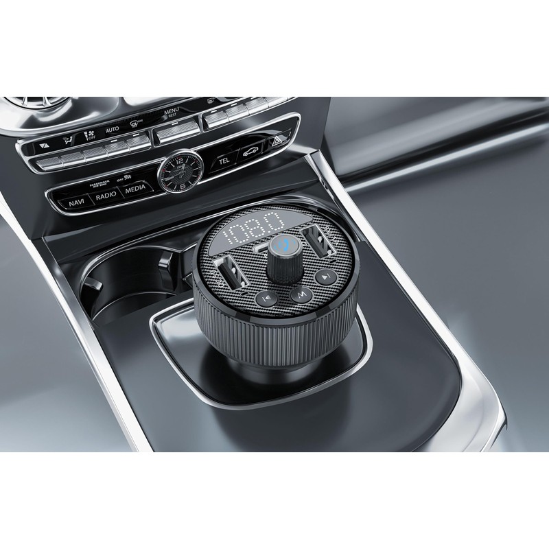 XLayer Car Charger 30 W with FM Transmitter Black