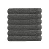 Chateau 6pack Face Washer 33x33cm Charcoal