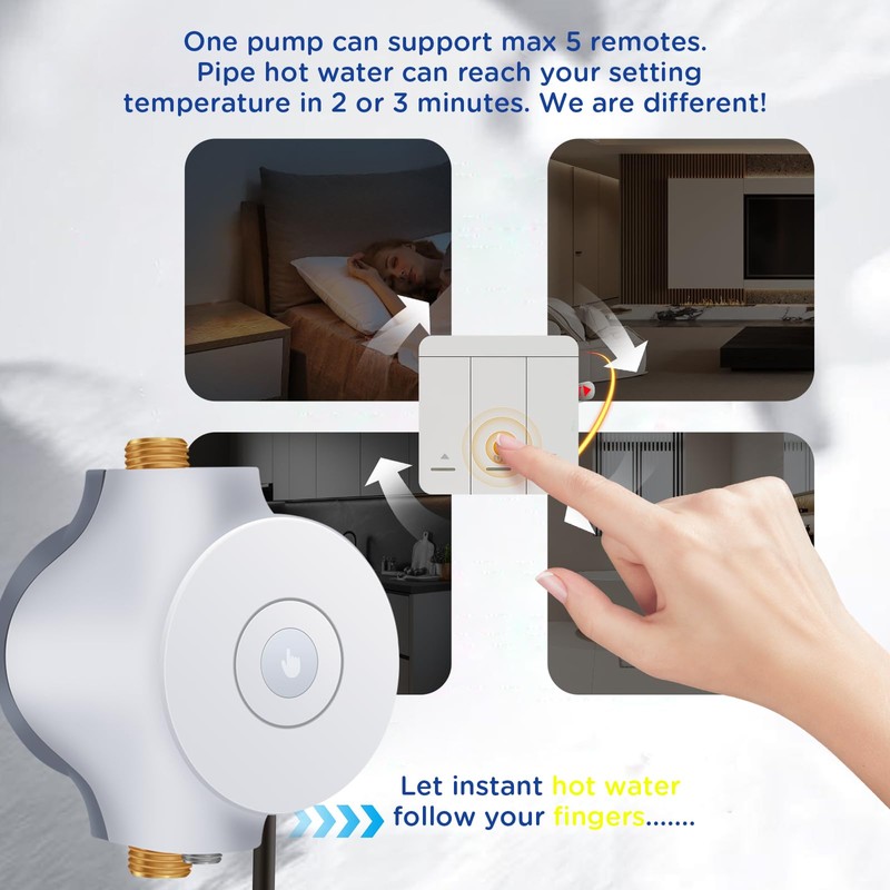 PROZRTED Hot Water Recirculating System Pump Control