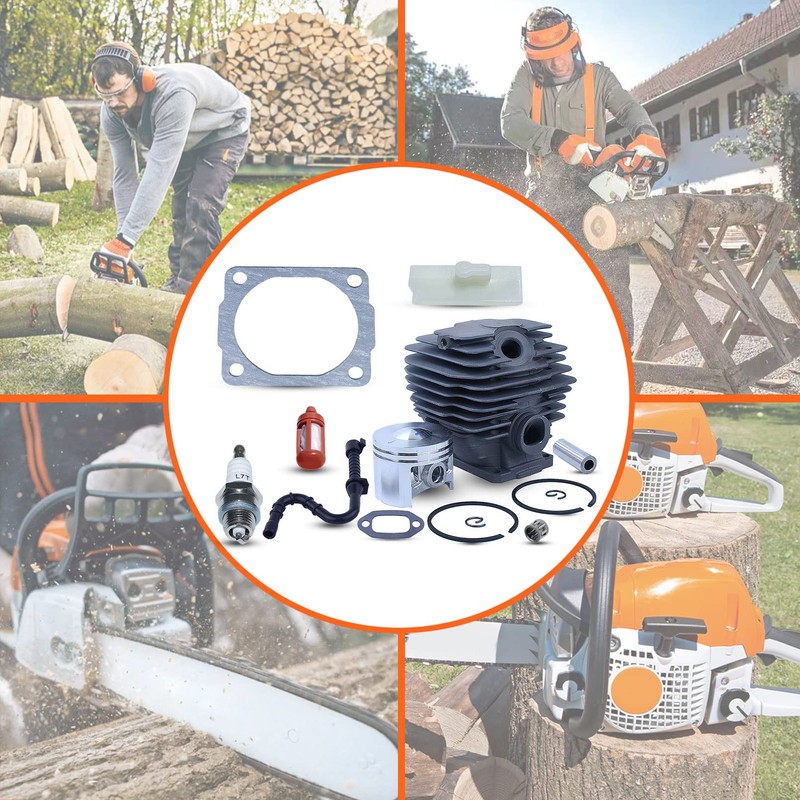 Mtanlo Cylinder Piston Gasket Kit 46mm For Stihl 028 Super