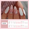 Nail Tip, Short, False Nail Tip, Short Nail Christmas Design,