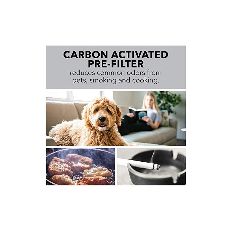 Perfect Aire 4 Pack Carbon Filters for 1PAPUV27 Air Purifier