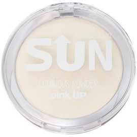 PINK UP Luminous Powder Iluminador en Polvo Compacto Acabado luminoso de alta duración Ideal para resaltar rostro y escote Iluminador Maquillaje Star PKIP02