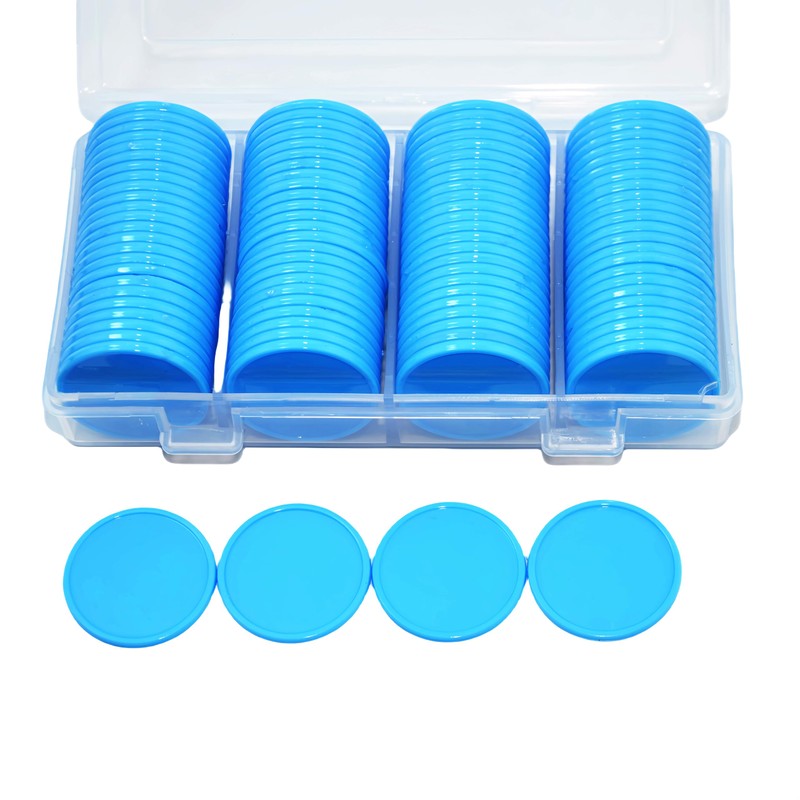 Smartdealspro Set of 100 1 Inch Opaque Plastic Learning Counters