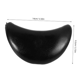 KOMBIUDA Hair Salon Neck Pillow Shampoo Salon Sink Neck Cushion Salon Neck Rest Recliner Neck Pillow Bathroom Pillow Wash Hair Bed Pillow Neck Support for Chair Silica Gel Black