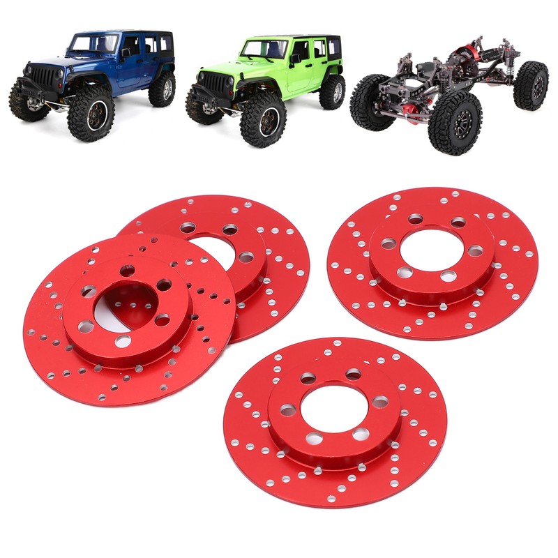4pcs RC Brake Disc Aluminum Alloy Brake Caliper for 2.2