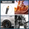 TUCKBOLD 100cm Car Tire Inflator Extension Hose Adapter Black Copper