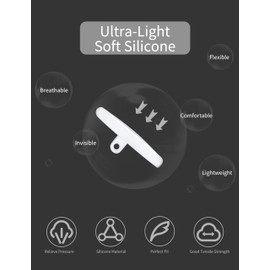 Combine8 Eyeglass Nose Pads, 30 Pairs Clear Teardrop-Shape Soft Silicone Anti-Slip Glasses Nose Pad with 1Pc Screwdrivers & 4Pcs Screws for Wingback SQ/Conductor 8 OO4107 Sunglasses