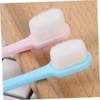 Gatuida 2pcs Fur Toothbrushes for Oral Cleaning Soft Bristles Design