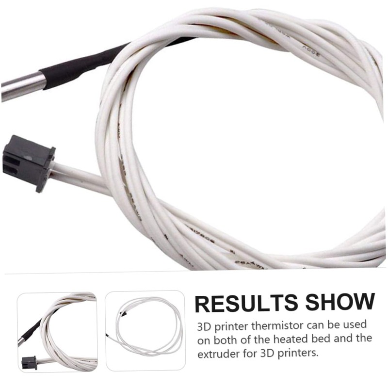 BUGUUYO Ntc100k 3D Printer Thermistor Sensor High Temperature Hot End