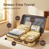 SOARSAIL 6 Set Compression Packing Cubes for 7–14 Day Travel,