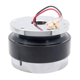 Car Steering Wheel Hub Adapter - Riloer Universal Steering Wheel Quick Release Hub Adapter Snap Off Boss Kit (Black)