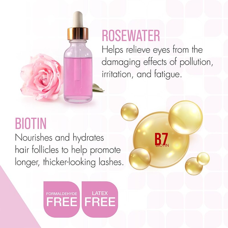 DUO Eyelash Glue - Rosewater & Biotin Strip Lash Adhesive