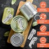 12 Pieces Military Style Can Openers with Key Rings, Anglecai