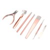 7pcs / set Pedicure Knife Toenail Knives Cuticle Remover Foot