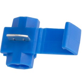 OIIKI OIIKI 100pcs Quick Splice Wire Connectors, 18-14 AWG Quick Splice Wire Terminals for Cables Connecting (Blue)