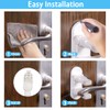 Flowden Improved Childproof Door Lever Lock（2 Pack）Prevents Toddlers from Opening