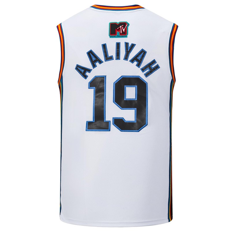 Aaliyah Jersey 19 Bricklayers MTV Rock N Jock Basketball Jersey