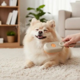 Depilación Cepillo De Vapor Mascota 3 In 1 Para Gato/perro