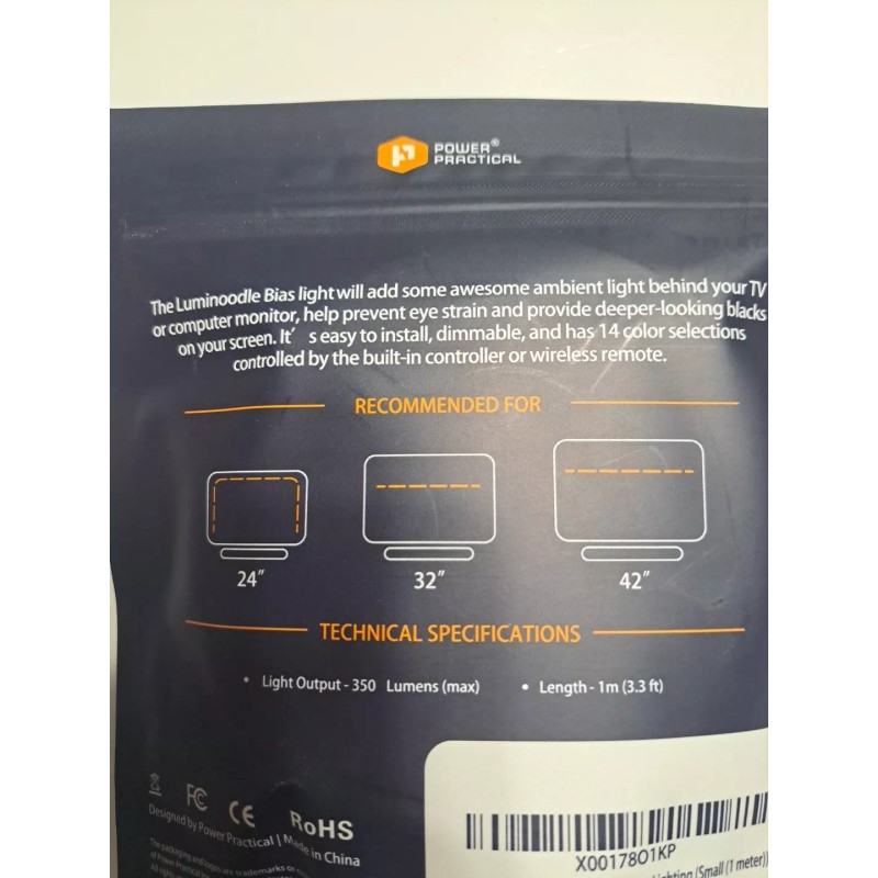 Power Practical Wholesale Lot Of 5 Power Practical Luminoodle Tv&Monitor