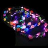10pz Diadema Corona Flores Luz Led Fiesta Festival