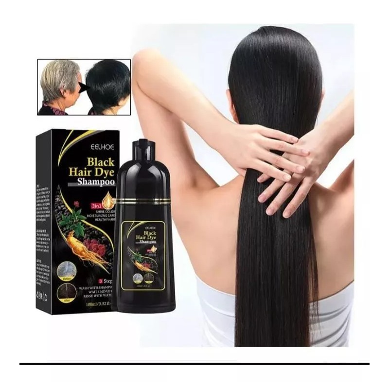 KFMX Shampoo Instantaneo Para Teñir Crecimiento Capilar Cabello