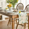 Artoid Mode Beige Greenery Eucalyptus Summer Table Runner, Spring Seasonal