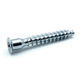 DOJA Barcelona | Mounting Screws for Furniture | Pack 50 7 x 50 | Furniture Connection Screws | Furniture Connector Cabinet Connector/Flat Head Screws Wood /