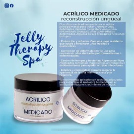 Acrilico Secante Para Uñas Con Hongos, Manos Y Pies 1 Onz Blaco Cristal