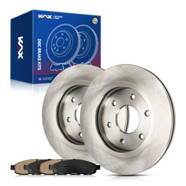 KAX 12.6" Front Rotors and Pads Kit For 2005-2007 Nissan TITAN, 2005-2006 Nissan Armada, 2005-2006 INFINITI QX56