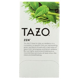Tazo Zen Filterbag Tea ,20 Count (Pack of 4 )