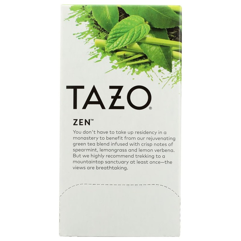 Tazo Zen Filterbag Tea ,20 Count (Pack of 4 )