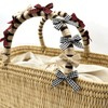 150PCS Mini Buffalo Plaid Burlap Bows, Red Black White Checkered