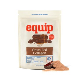 Equip Foods Grass Fed Collagen Powder -100 Hydrolyzed Bovine Collagen Peptides with Amino Acids - Prime Beef Collagen for Healthy Joints, Skin  Nails