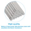Cjueiom 4 Pcs M5 x 250mm Fully Threaded Rod, 304