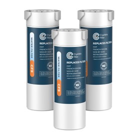 Crystala Filters XWF Replacement for GE XWF Refrigerator Water Filter Pack of 3 (Not XWFE)