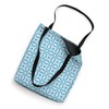 Turquoise Blue Mediterranean Spanish Azulejo Tile Pattern Tote Bag