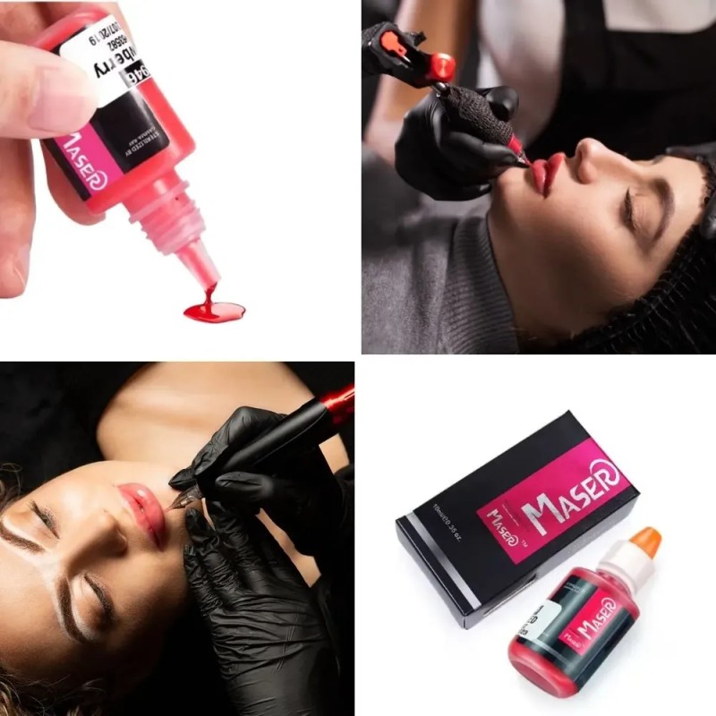 Pigmento Para Micropigmentación Maser 10ml Cejas Labios Ojos Color Durazno
