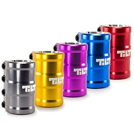 Tilt SCS Compression System Stunt Scooter Clamp + Fan TIC26 Sticker (Arc with Shim 32/35, Black)